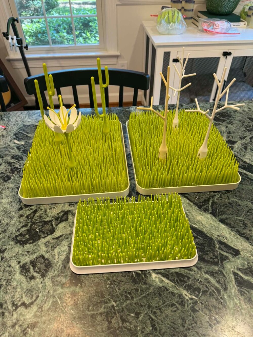 Boon Lawn Countertop Drying Rack Bundle | Cactus + Twig Accessories Baby Bottle